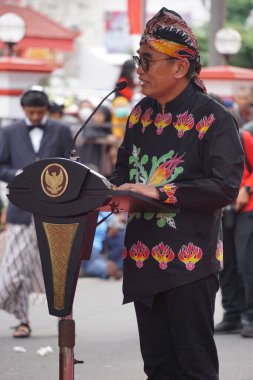 The opening ceremony of Blitar Jadul. Blitar jadul was held for the anniversary of the city of Blitar