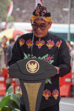 The opening ceremony of Blitar Jadul. Blitar jadul was held for the anniversary of the city of Blitar