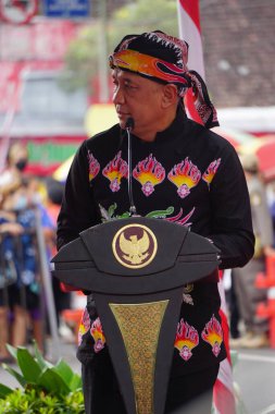 The opening ceremony of Blitar Jadul. Blitar jadul was held for the anniversary of the city of Blitar