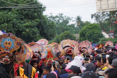 Indonesian perform barong dance. Barong is one of the Indonesian traditional dance