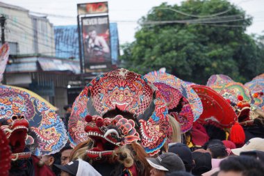 Indonesian perform barong dance. Barong is one of the Indonesian traditional dance