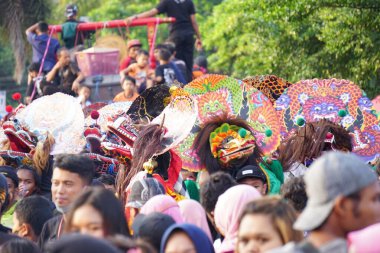 Indonesian perform barong dance. Barong is one of the Indonesian traditional dance