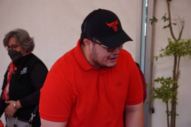 Bulan Bung Karno 'yu kutlamak için Kediri Hanindhito Himawan Pramana (Mas Dhito) Mustikarasa (Yemek Festivali) naibi