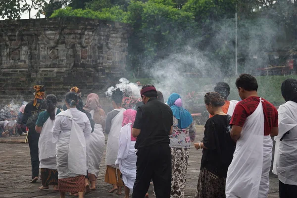 Procesión Ruwatan Ruwatan Una Las Ceremonias Cultura Javanesa Que Tiene — Foto de Stock