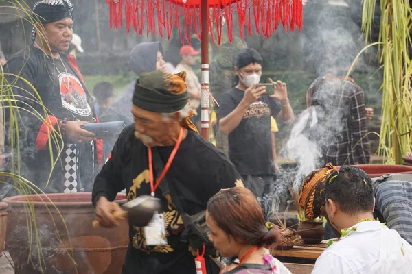 Procissão Ruwatan Ruwatan Uma Das Cerimônias Cultura Javanesa Que Visa — Fotografia de Stock