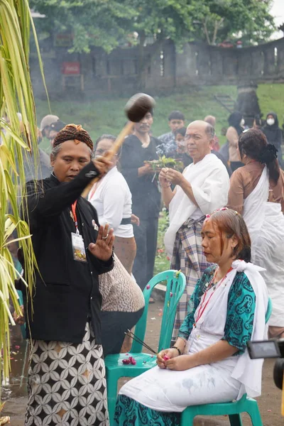 Ruwatańska Procesja Ruwatan Jest Jedną Ceremonii Kulturze Jawajskiej Która Celu — Zdjęcie stockowe
