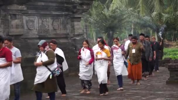 Ruwatan Procession Ruwatan One Ceremonies Javanese Culture Aims Get Rid — Stock Video