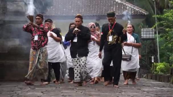 Prosesi Ruwatan Ruwatan Adalah Salah Satu Upacara Dalam Budaya Jawa — Stok Video