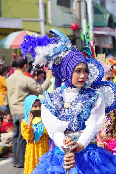 Carnevale Indonesiano Celebrare Giornata Nazionale Dell Educazione — Foto Stock