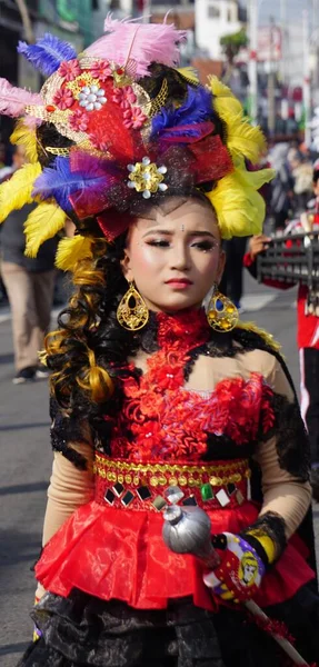 Indonesian Carnival Celebrate National Education Day — Stock Photo, Image