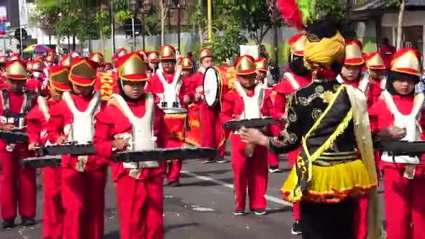 Ινδονησιακό Καρναβάλι Για Τον Εορτασμό — Αρχείο Βίντεο
