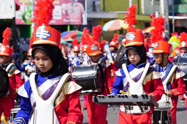Carnaval Indonesia Para Celebrar Día Nacional Educación — Foto de Stock