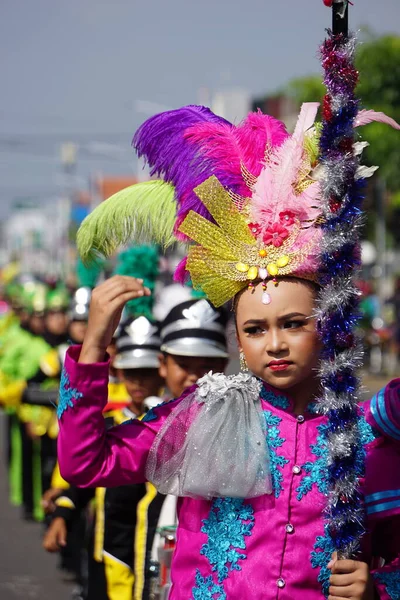 Indonesischer Karneval Zum Nationalfeiertag Der Bildung — Stockfoto