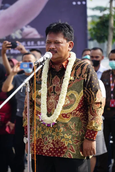 Marhaen Djumadi Från Plt Nganjuk Regent Östra Java Indonesien — Stockfoto