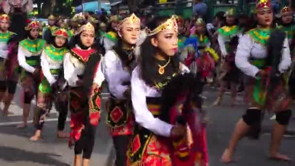 Pertunjukan Indonesia Jaranan Dance Kuda Lumping Kuda Kepang Tarian Ini — Stok Video