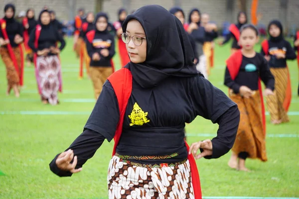 Indonesisch Optredende Gthe Ong Dans Deze Dans Komt Uit Centraal — Stockfoto