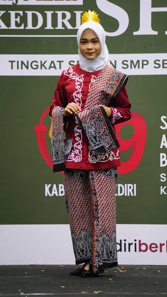 Indonesische Kinder Batikkleidung Diese Batik Stammt Aus Kediri Indonesien — Stockfoto