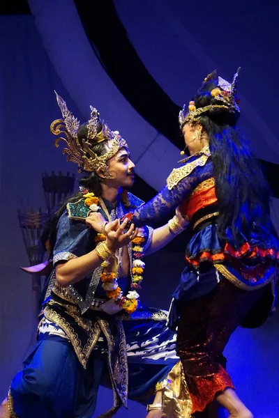 Teater Kresnayana Dengan Gelar Krishna Harimurti Krishna Penguasa Pemimpin Kinerja — Stok Foto