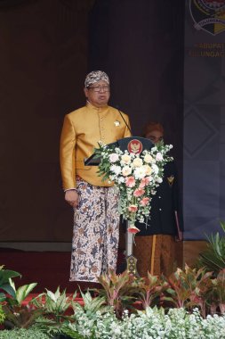 Tulungagung 'un yıldönümünü kutlamak için çok sayıda yetkili ve misafir (Bersih Nagari)