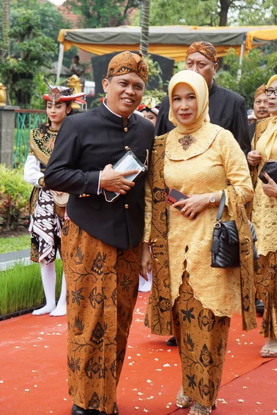 Diversi Funzionari Ospiti Celebrare Anniversario Tulungagung Bersih Nagari — Foto Stock
