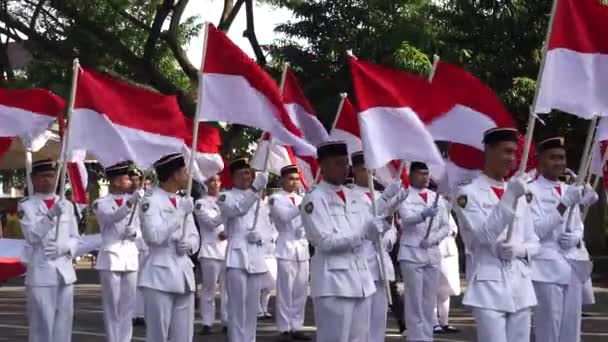 Національний Карнавал Індонезії Ісп — стокове відео