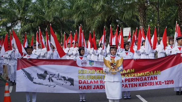 Індонезійське Володіння Garuda Pancasila Індонезійських Ять Принципів — стокове фото