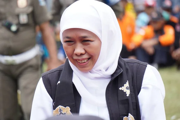 Khofifah Indar Parawansa Guvernér Východní Jávy Sumberasri Durian Festivalu — Stock fotografie