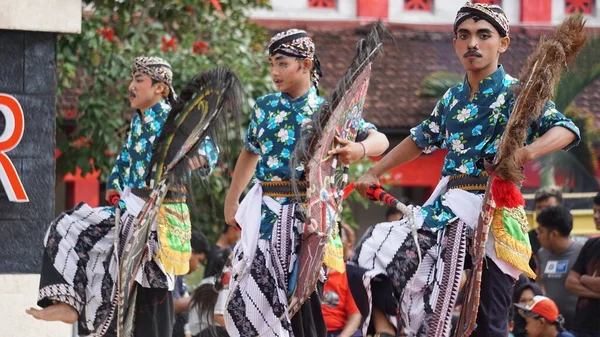 Jaranan Dans Traditionell Dans Från Java Jaranan Kommer Från Jaran — Stockfoto