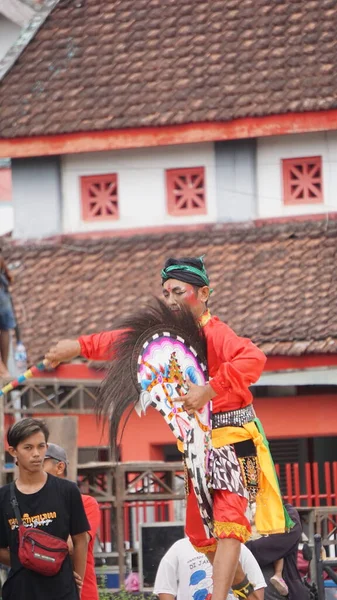 Jaranan Dance Traditional Dance Java Jaranan Comes Jaran Which Means — Stock Photo, Image