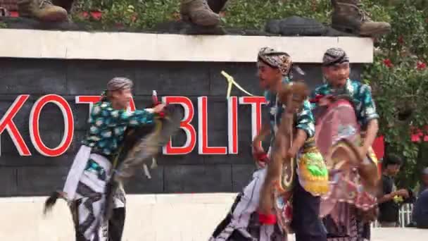 Danse Jaranaise Une Danse Traditionnelle Java Jaranan Vient Jaran Qui — Video