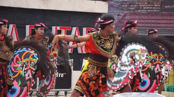 ジャラナン ダンス ジャワの伝統舞踊 ジャラナンは馬を意味するジャラン語から来ている — ストック動画