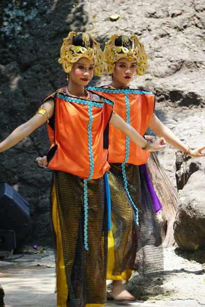 Babad Kadhiri Jayatis Berättelsen Panji Ande Lumut Teater Selomangleng Performancekonst — Stockfoto