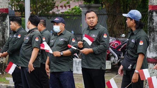 Valkarneval Kirab Pemilu Parti Indonesien — Stockfoto