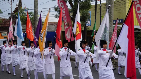 Партія Виборів Індонезії Kirab Pemilu — стокове фото