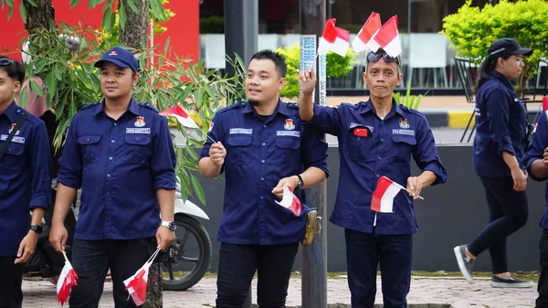 Festa Carnaval Eleitoral Kirab Pemilu Indonésia — Fotografia de Stock