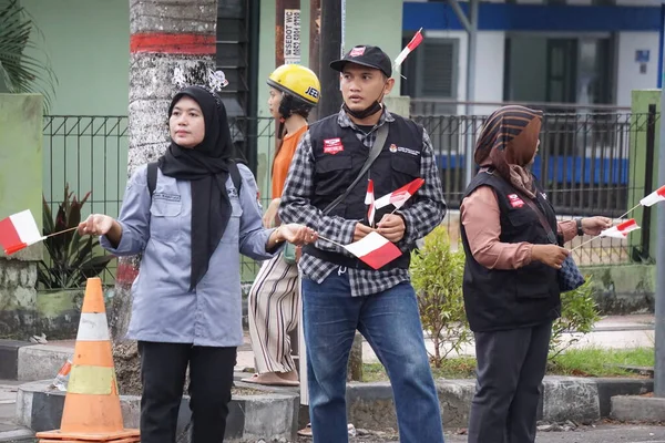 Partido Carnaval Electoral Kirab Pemilu Indonesia — Foto de Stock