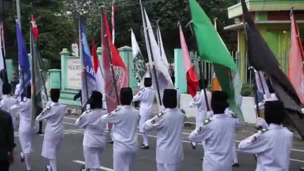 Festa Carnaval Eleitoral Kirab Pemilu — Vídeo de Stock