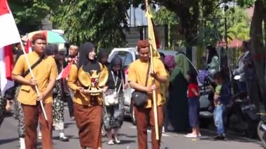 Blitar 'da Grebeg Pancasila. Bu etkinlik Pancasila Günü 'nün yıllık gündemidir.