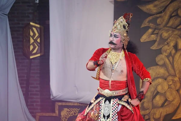 Theatrical Kresnayana Title Suryaning Jagad Show Tells Story Sri Kresna — Stock Photo, Image
