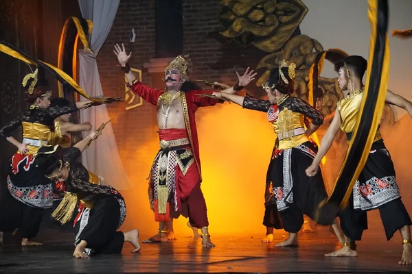 Teatro Kresnayana Con Título Suryaning Jagad Este Espectáculo Cuenta Historia — Foto de Stock