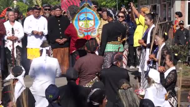 Carnaval Tumpeng Agung Nusantara Lieu Pour Commémorer Jour Inauguration Temple — Video