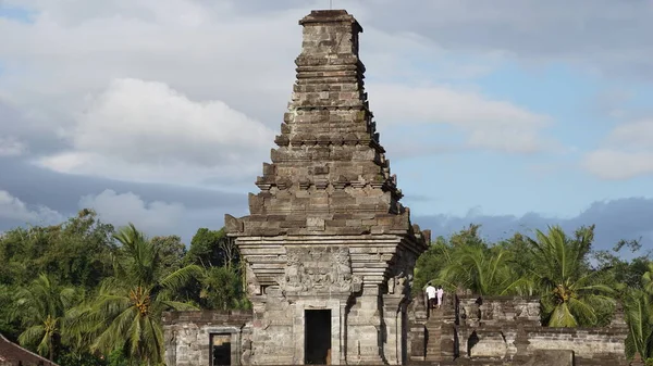 Bellissimo Tempio Penataran Blitar Giava Orientale Indonesia Questo Tempio Tempio — Foto Stock