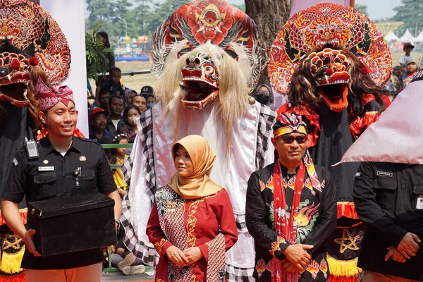 Festa Carnaval Eleitoral Kirab Pemilu — Fotografia de Stock