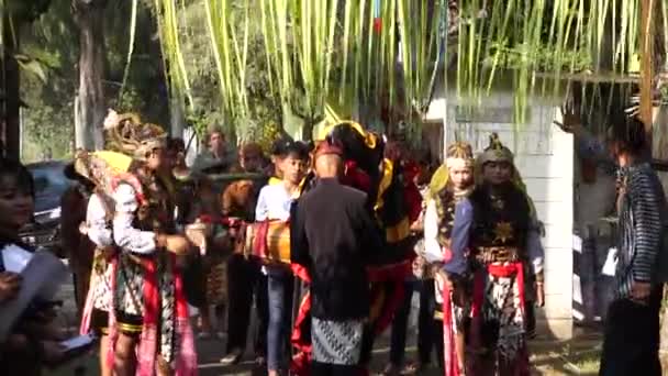 Manten Kopi Nin Kahve Evliliği Töreni Manten Kopi Endonezya Nın — Stok video