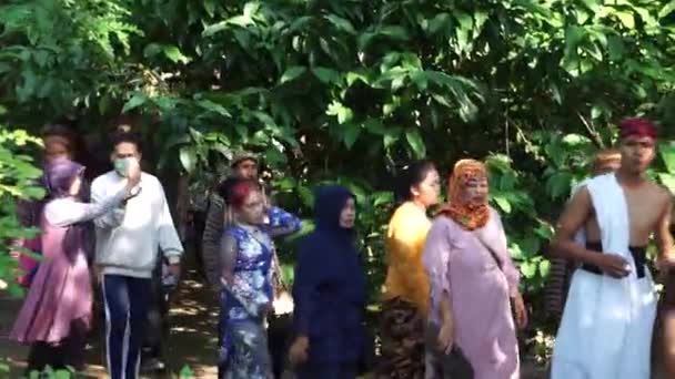 Manten Kopi Nin Kahve Evliliği Töreni Manten Kopi Endonezya Nın — Stok video