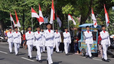 Blitar 'da Grebeg Pancasila. Bu etkinlik, Pancasila Günü 'nün yıllık gündemidir..