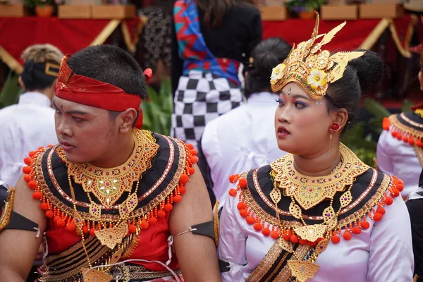 Makepung Loloan Dance Bali Dance Used Welcome Dance — Stock Photo, Image