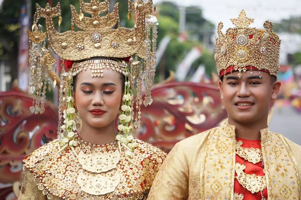 Para Sukni Ślubnej Banten — Zdjęcie stockowe