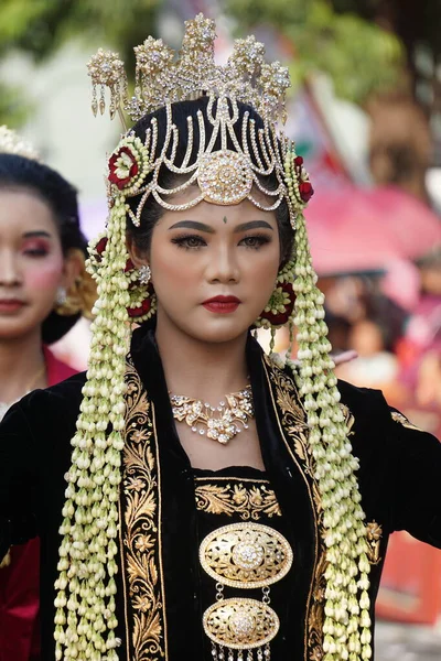 Piękna Kobieta Sukni Ślubnej West Java — Zdjęcie stockowe