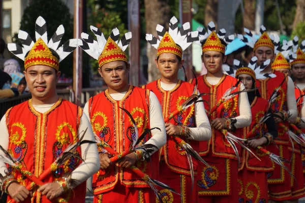 Câblage Danse Giring Kalimantan Central Cette Danse Exprime Joie Plaisir — Photo